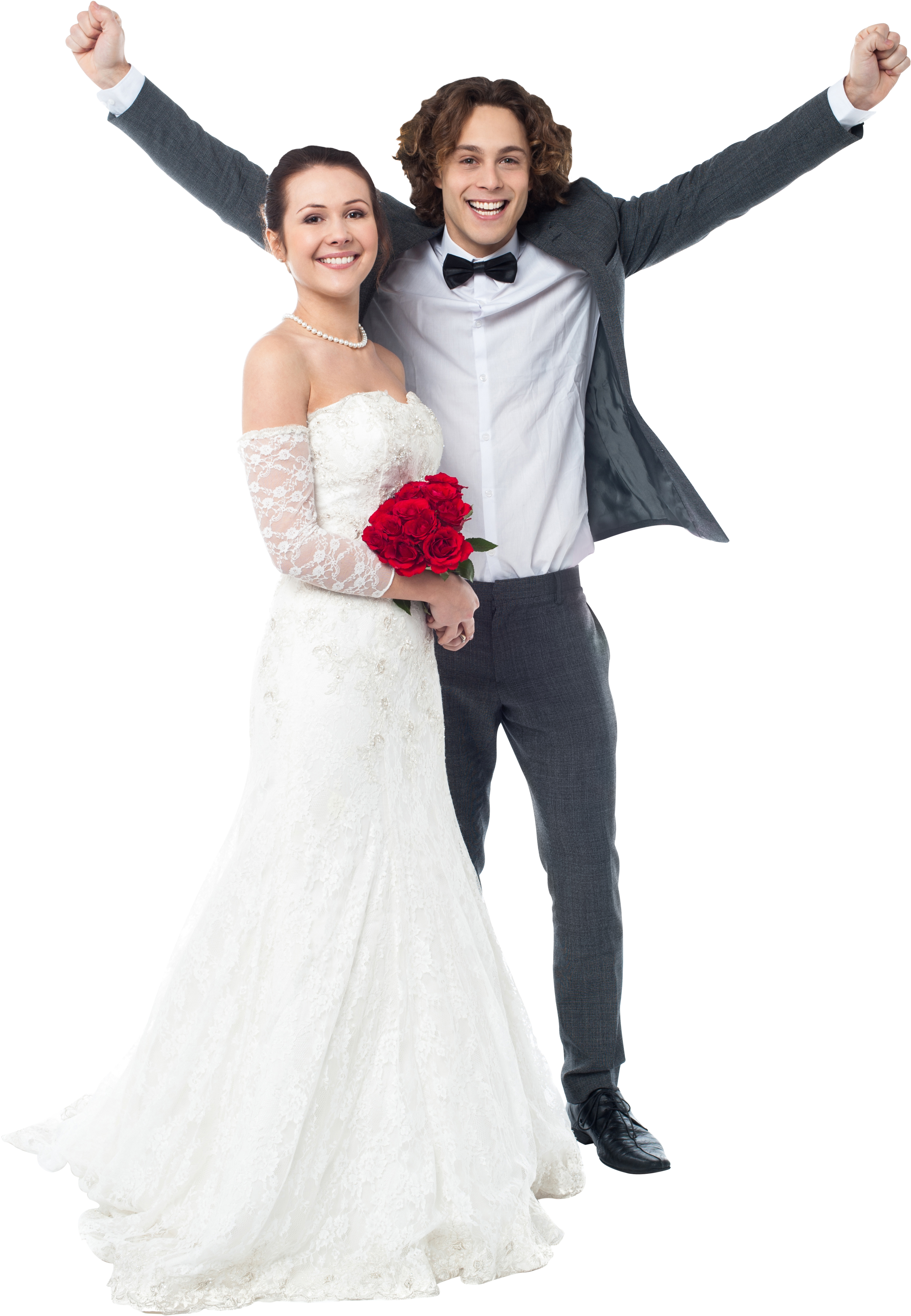 Wedding Couple Free Commercial Use Png Images - Bride (3200x4809), Png Download