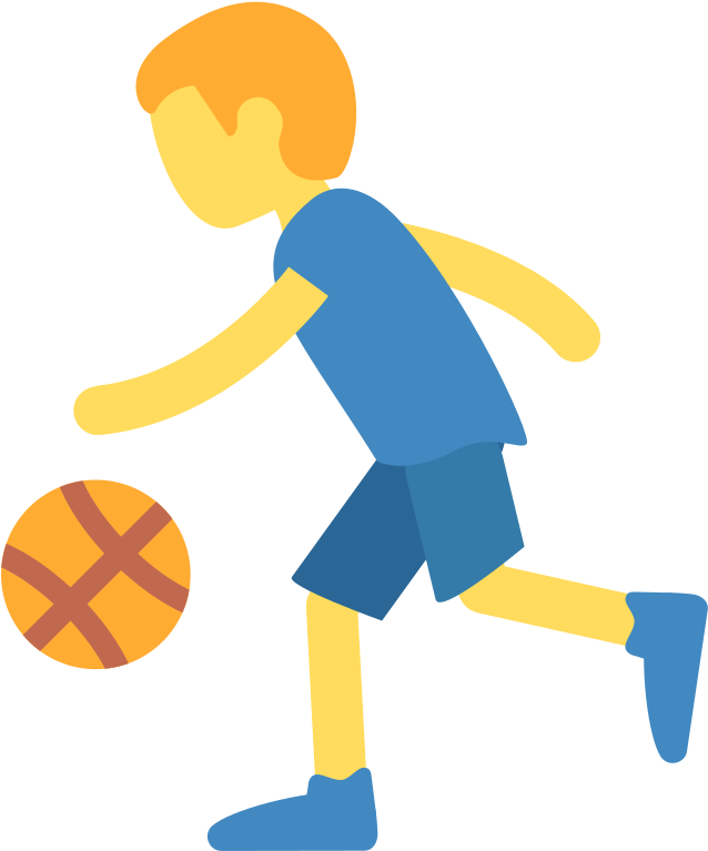 Png Free Nba Football Basketball Player Transprent - Person Bouncing Ball (768x768), Png Download