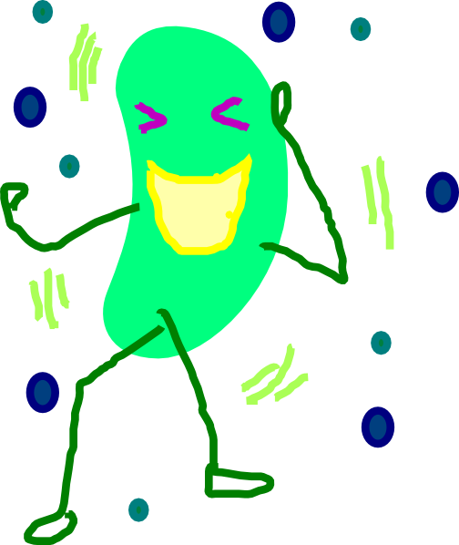 How To Set Use Green Jelly Bean Laugh Icon Png (504x598), Png Download