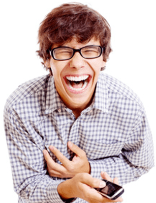 Laugh Man Png (400x400), Png Download