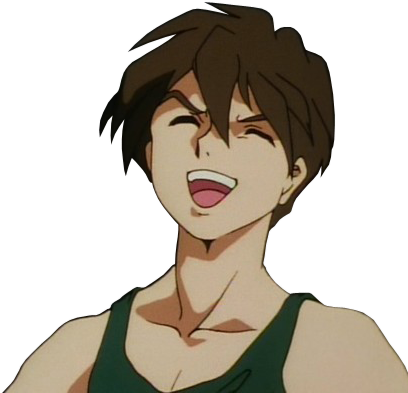 Heero Laugh - Heero Yuy Laugh Png (434x400), Png Download