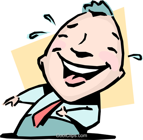 The Last Laugh Royalty Free Vector Clip Art Illustration - Lachen Clipart (480x470), Png Download