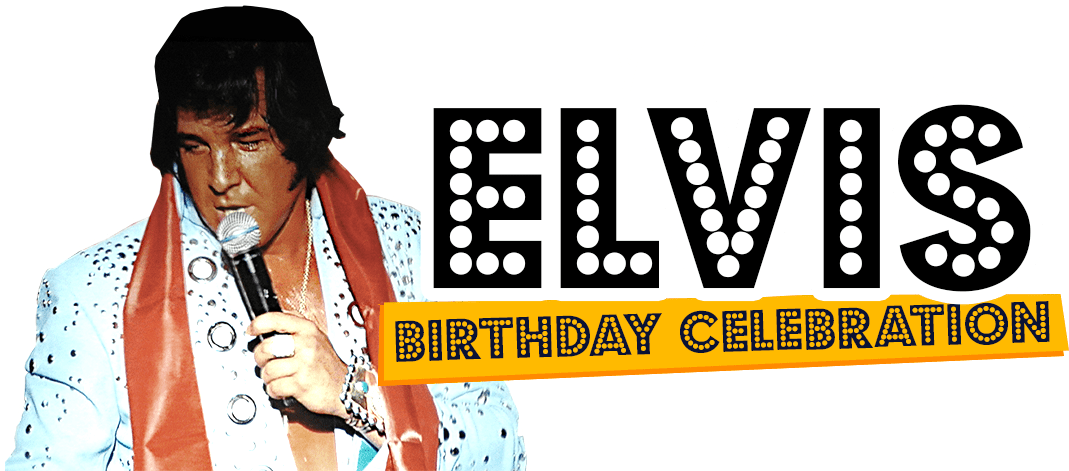 Buy Tickets - Truro - Thane Dunn - The Definitive Elvis - Pusher Lettera Metallo C/luci Led V Rossa (1092x514), Png Download