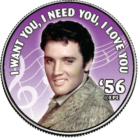 Elvis Presley "i Want You, I Need You, I Love You" - Elvis Golden Records Vinyl Record (450x450), Png Download