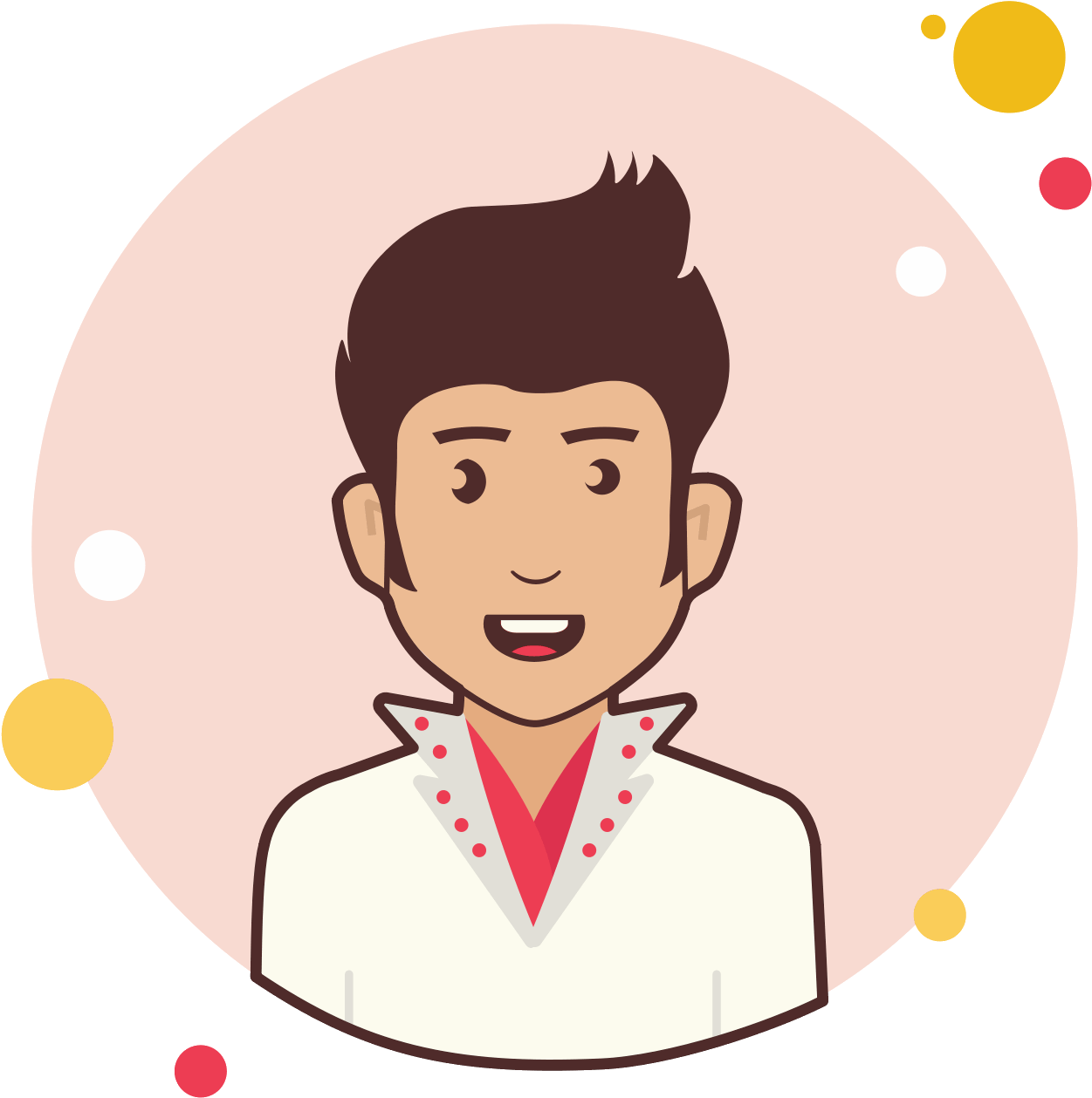 Elvis Presley Icon Free Download And Vector Png Elvis - Cartoon (1600x1600), Png Download