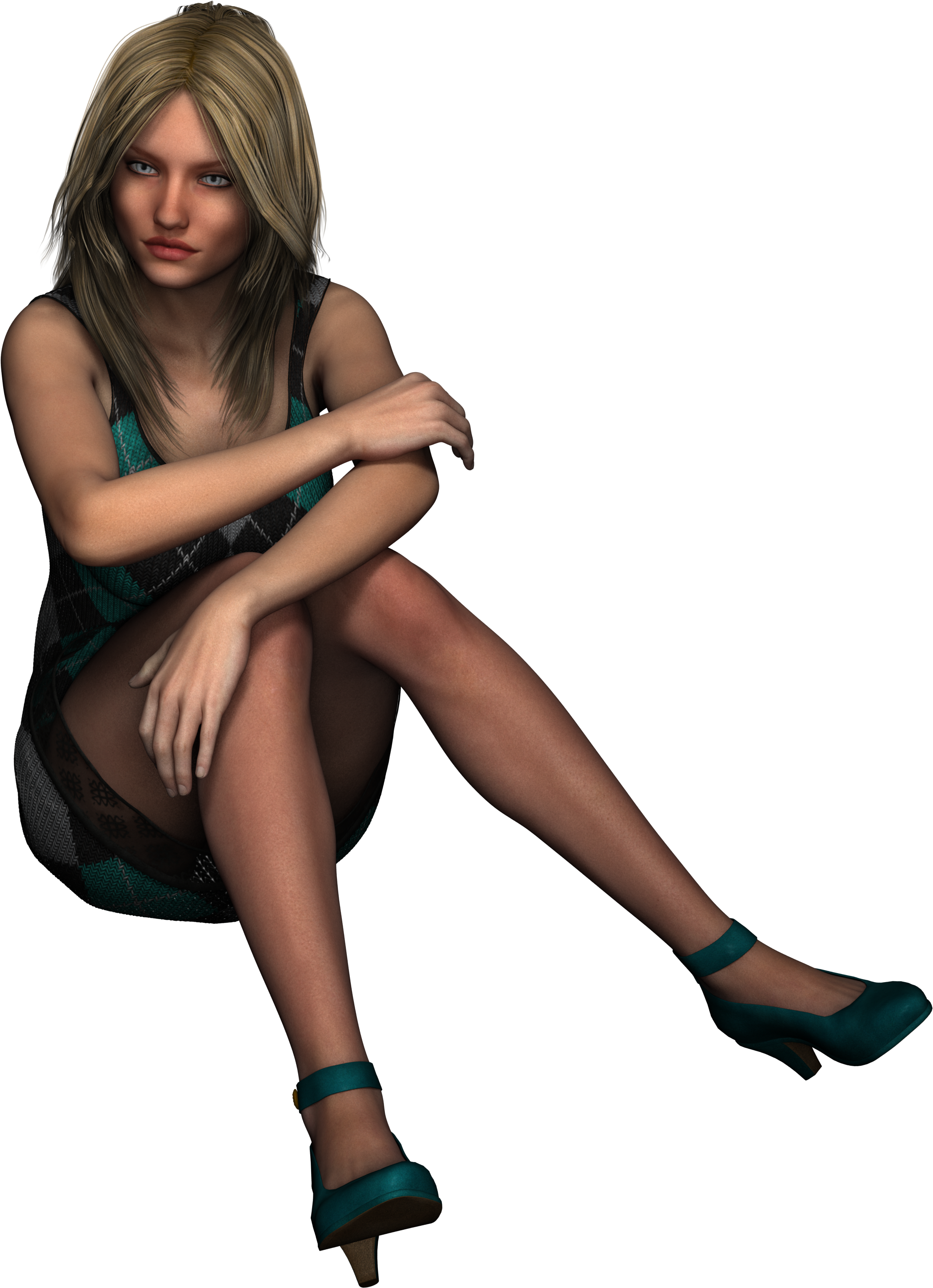 Woman Sitting Pretty Young Female 1216954 - Sitting Female (2318x3000), Png Download