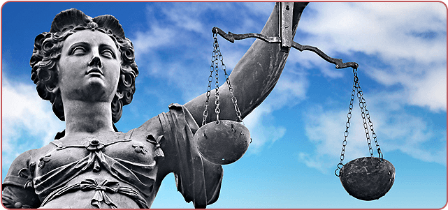 Justice Statue With Scale In A Cloudy Sky Background - So You Want To Be A Lawyer? 2 (970x300), Png Download