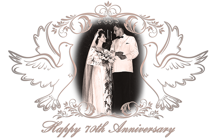 Bg Rbg 70yrs - Never Let It End: Poems Of A Lifelong Love (750x483), Png Download