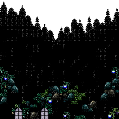 Yoshi's Island Unused Backgrounds (384x384), Png Download
