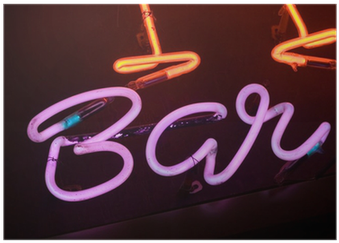 Bar Neon Sign Png (400x400), Png Download