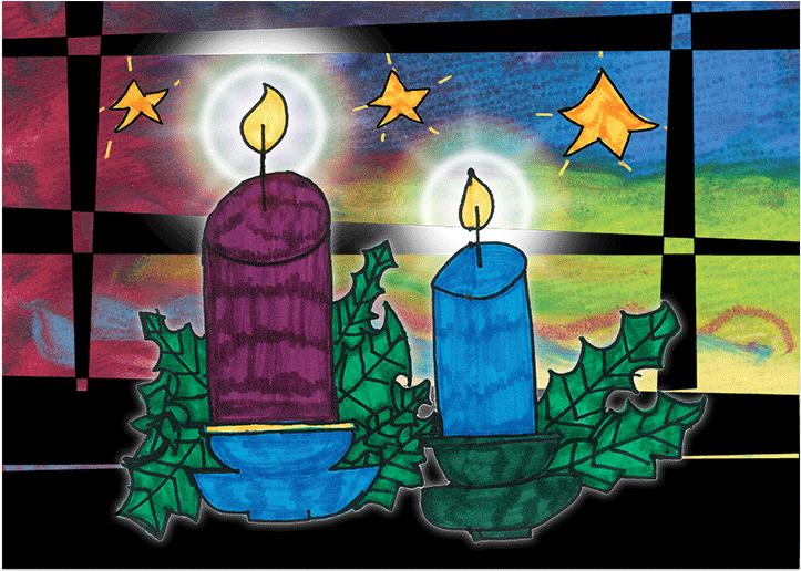 Create Light Front Of Card Design - Light (800x800), Png Download