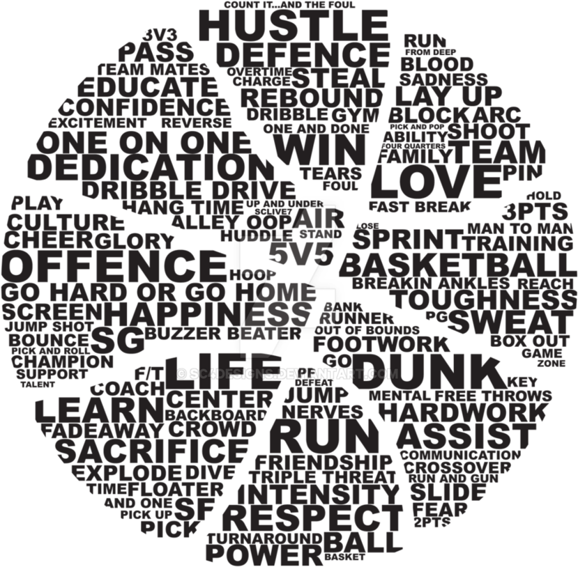 T Shirt Design For A Competition I Have Entered Words Basketball Quotes T Shirt Logo Full Size Png Download Seekpng