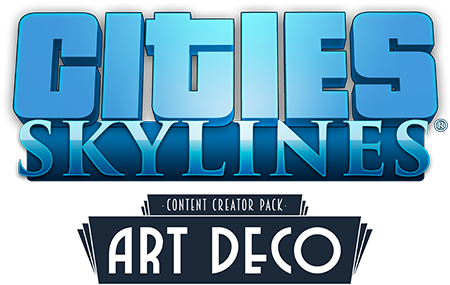 Art Deco, , Gamelogo - Cities Skylines (600x467), Png Download