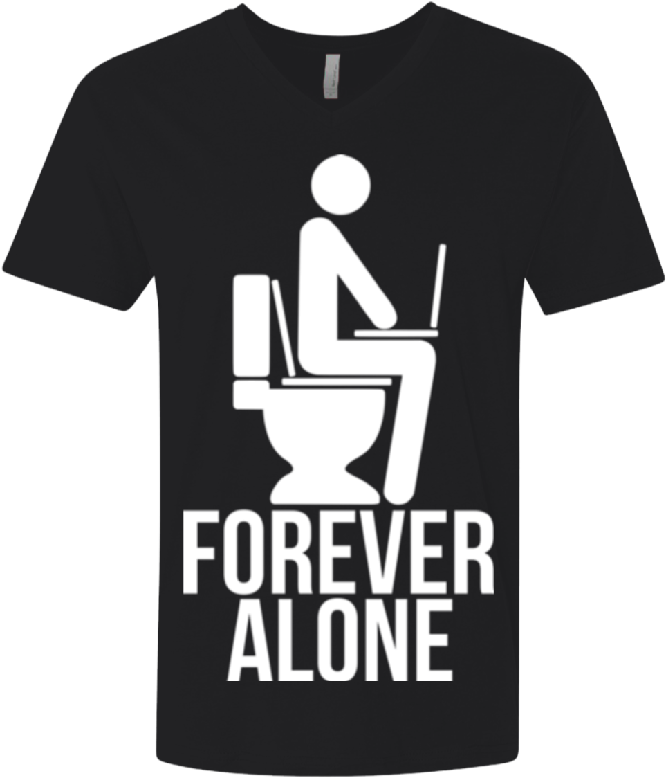 Forever Alone Men's Premium V-neck - Groot (1155x1155), Png Download