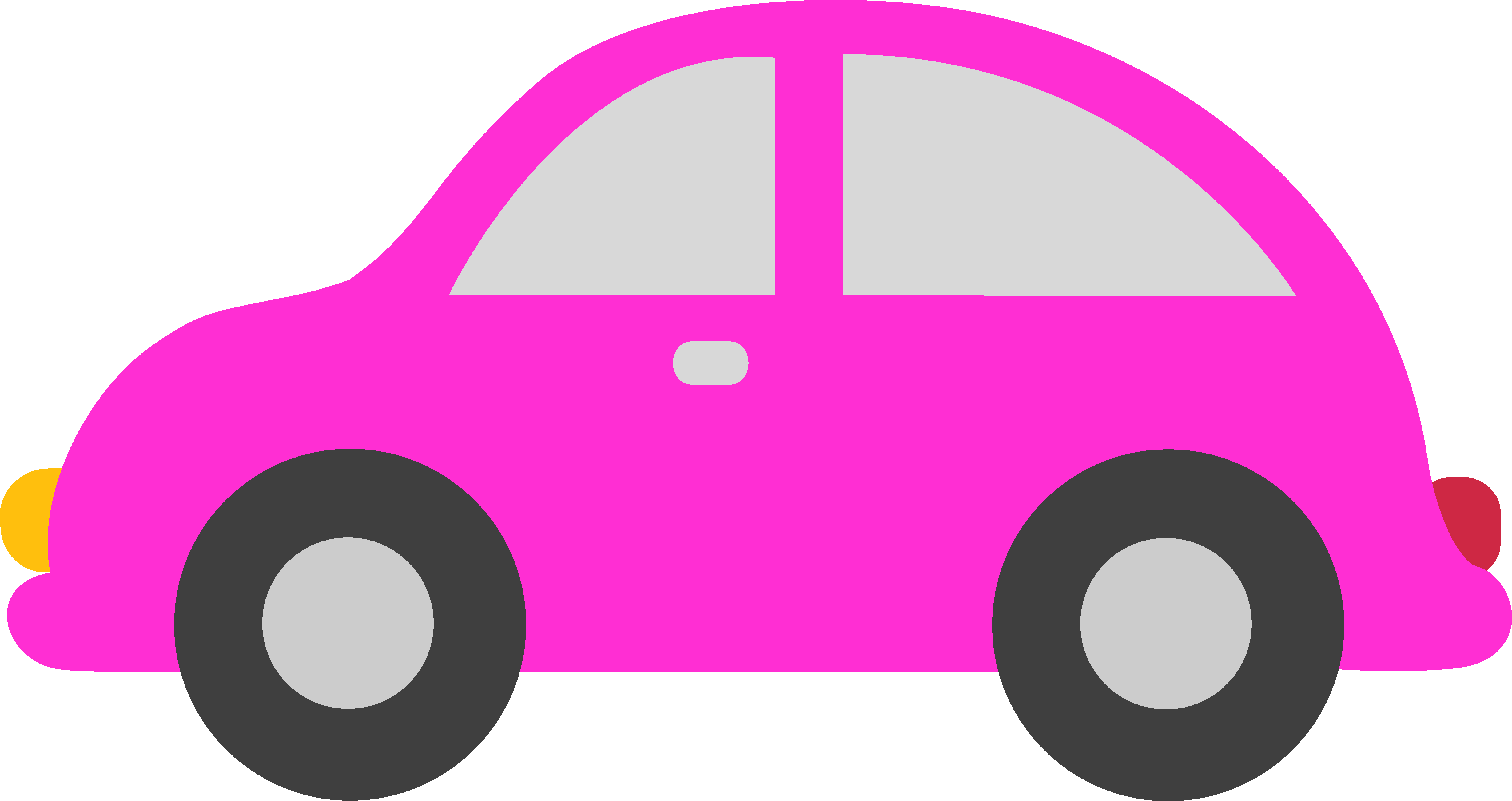 Pink Toy Car Clipart - Cars Clip Art (4916x2605), Png Download