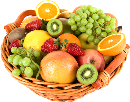 Custom Fruit Baskets - Healthy Fruit (500x500), Png Download