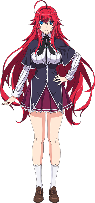 Rias Render Hero - High School Dxd Hero Character Designs (420x810), Png Download