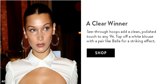 7aebf657 E9e1 46aa A9f8 33b128651b13 - Leia Lucite Hoop Earrings (564x295), Png Download