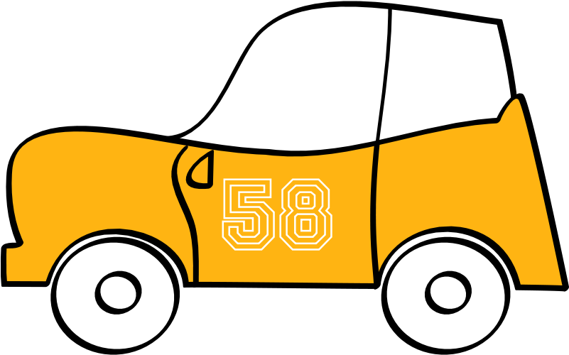 Car 2d (800x527), Png Download