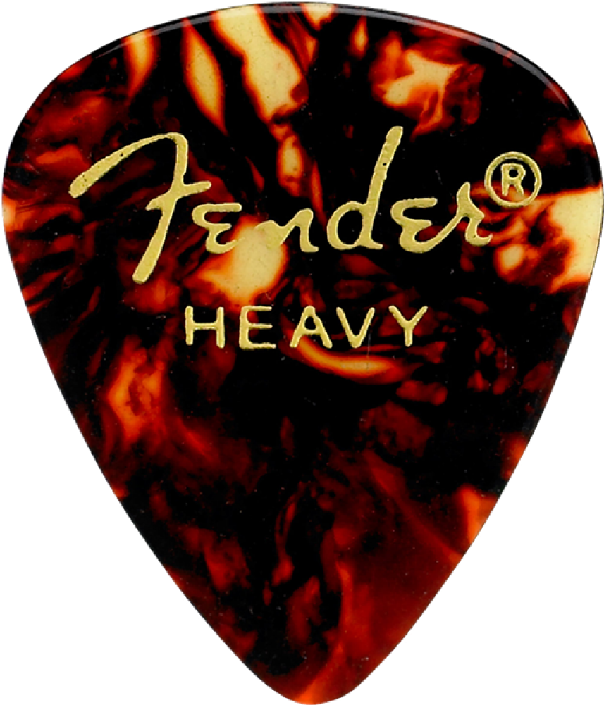 Fender 351 Classic Shape Premium Heavy Celluloid Guitar - Fender Heavy Picks (1400x1000), Png Download