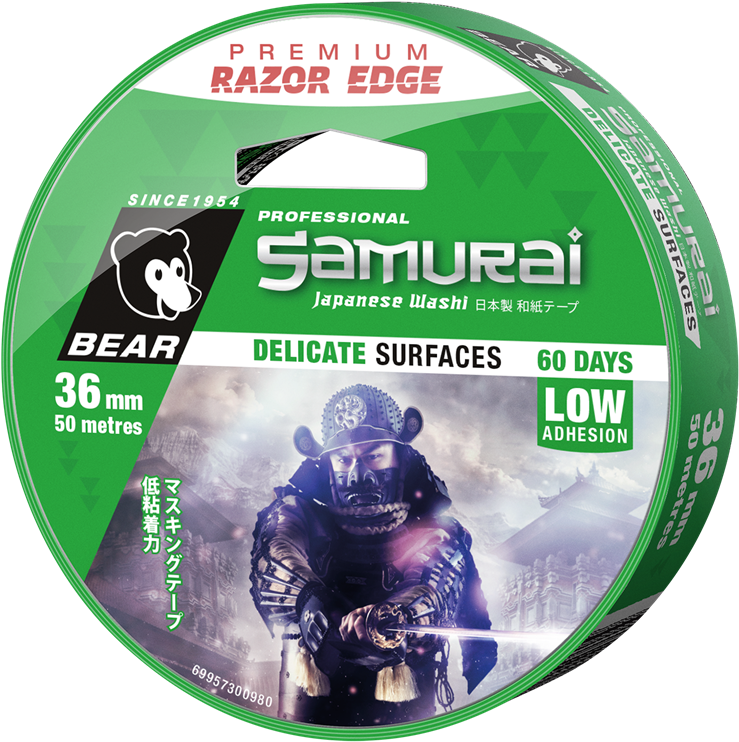 Bear 36mm X 50m Samurai Low Tack Washi Tape - Pet An Animal (800x800), Png Download