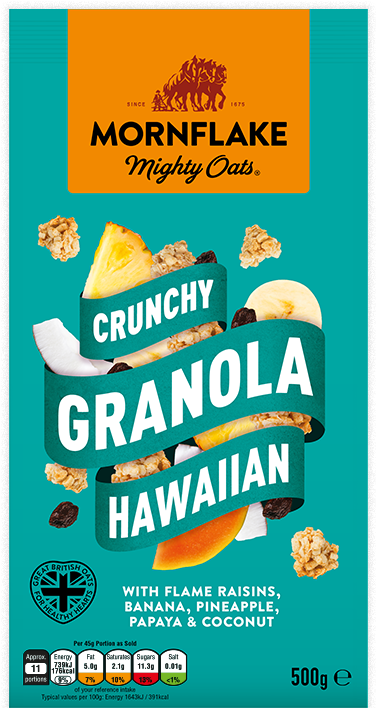 Crunchy Granola Hawaiian - Mornflake Granola (800x800), Png Download