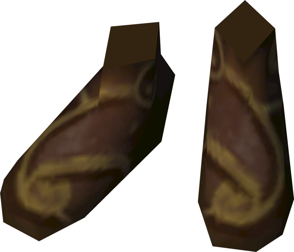 Thinker Boots Are A Rare Reward From Looting Crystal - Chocolate (1000x856), Png Download