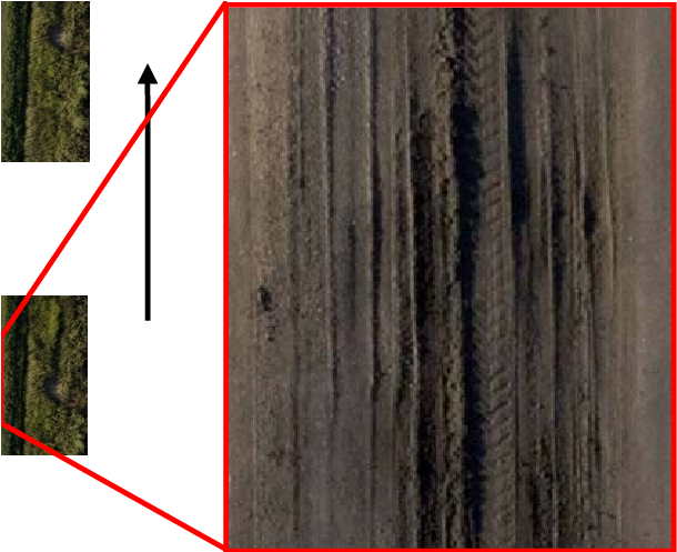 Example Of Road Images Acquired By Uav Over A Road - Cypress Family (696x497), Png Download