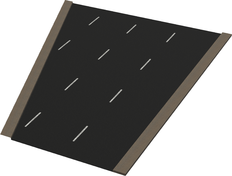 Addlanesroadsegment - Wood (893x678), Png Download