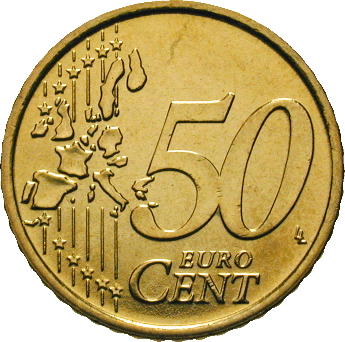 Republic Of Italy, 50 Euro Cent 2002 - Persian Gold Coins (1181x1178), Png Download