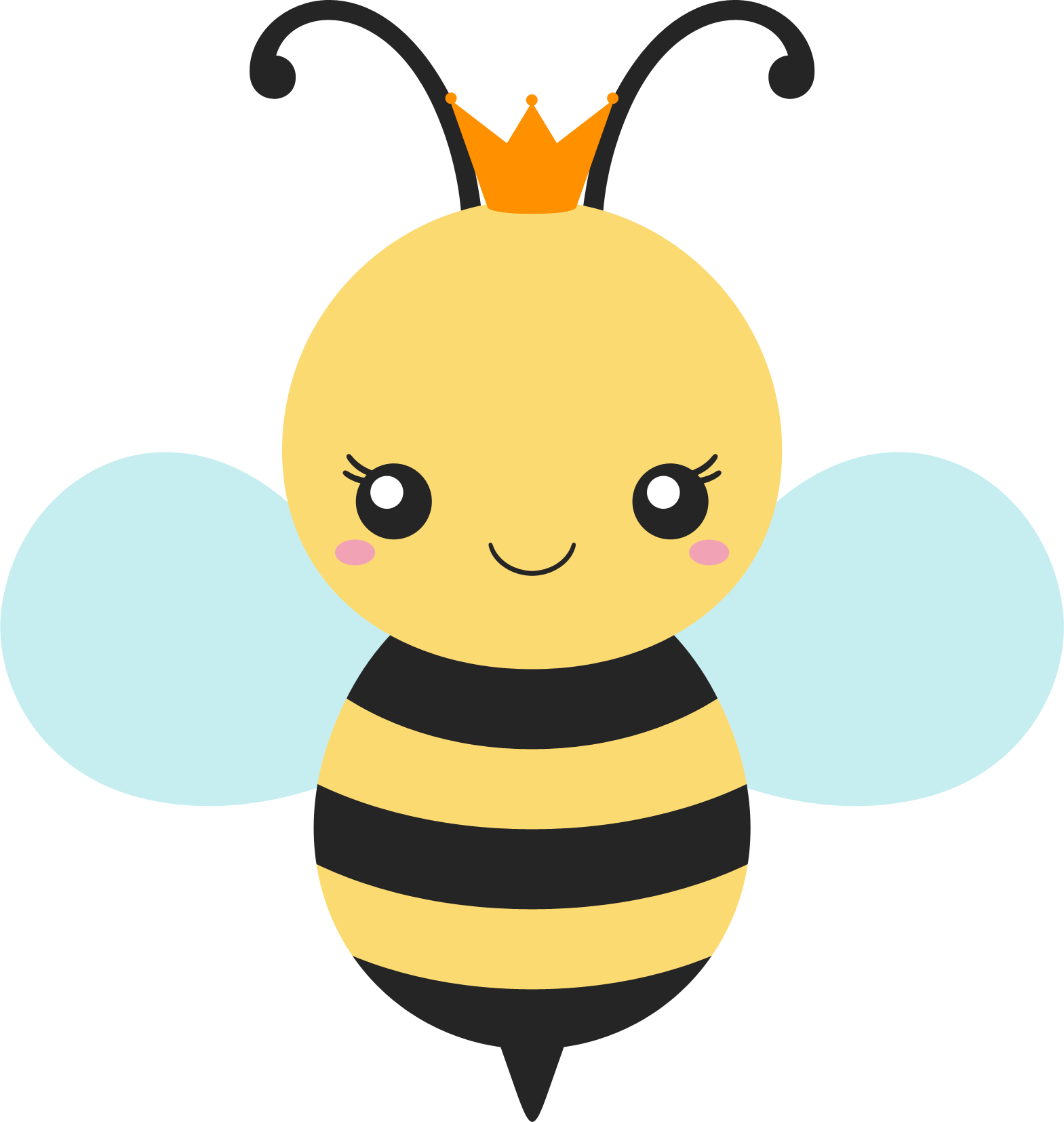 It's Me, Little Bee - Honeybee (1569x1654), Png Download