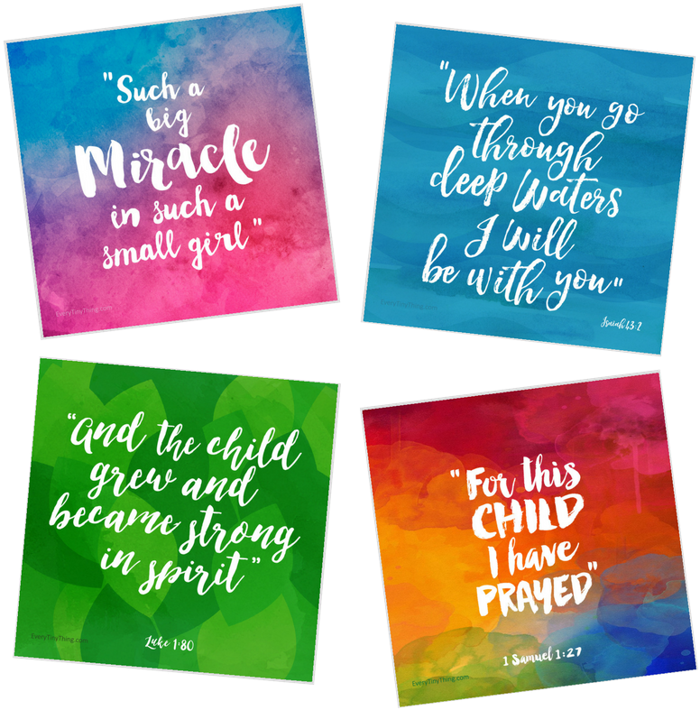 Miracle - Girls - Crib Art - Digital Images Whole Set - Flyer (800x800), Png Download