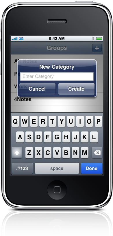 Press Start Releases 4notes - Mobile App Login Screens With Keyboard (492x826), Png Download