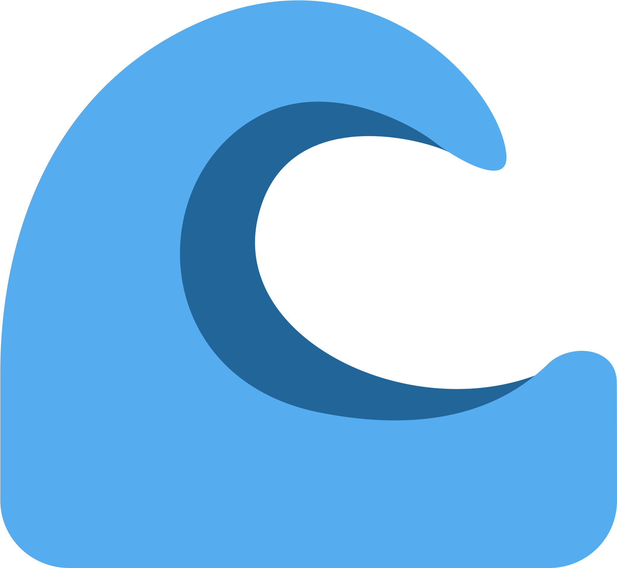 Water Wave Sticker By Twitterverified Account - Blue Wave Icon Twitter (2048x2048), Png Download