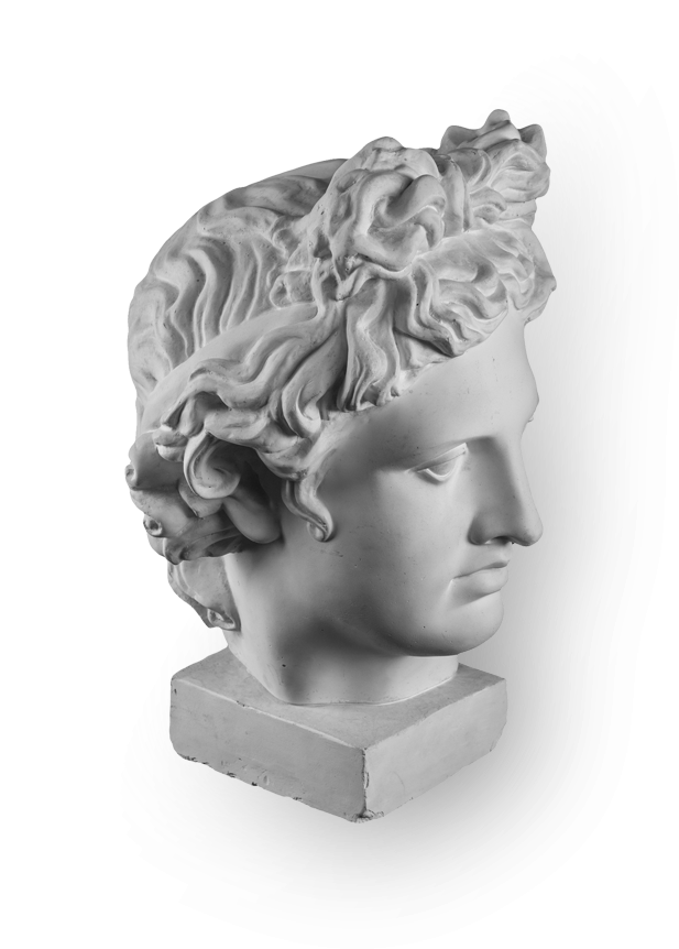 Mykonos Bust Sculpture - Statue (909x921), Png Download