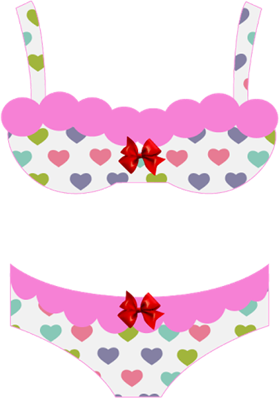 Lingerie Vetorizada - Lingerie Em Desenho Png (568x640), Png Download