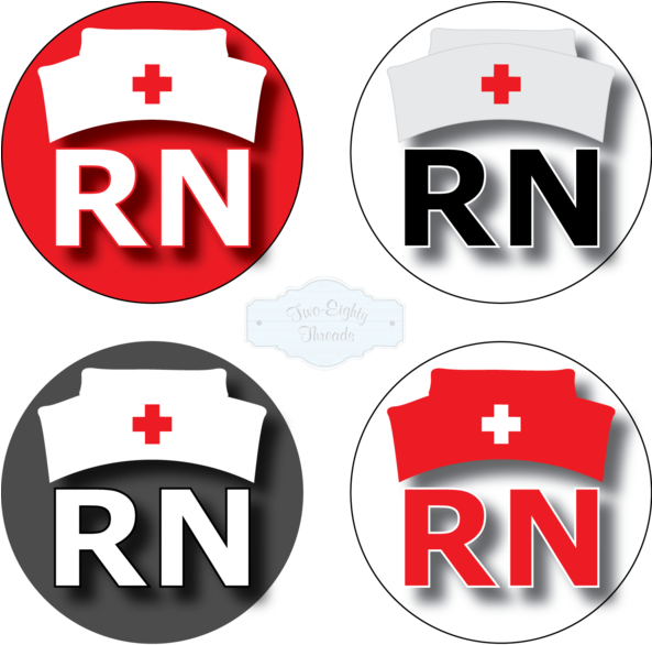 Nurse Clipart Emblem - Emblem (592x600), Png Download