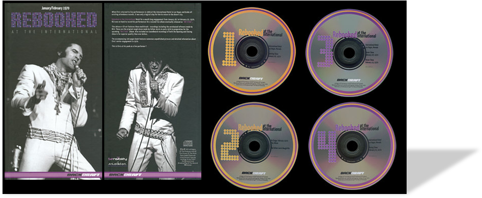 Elvis Presley 4 Cd Box Set Rebooked 2 Shows 1970 41 - Cd (973x973), Png Download