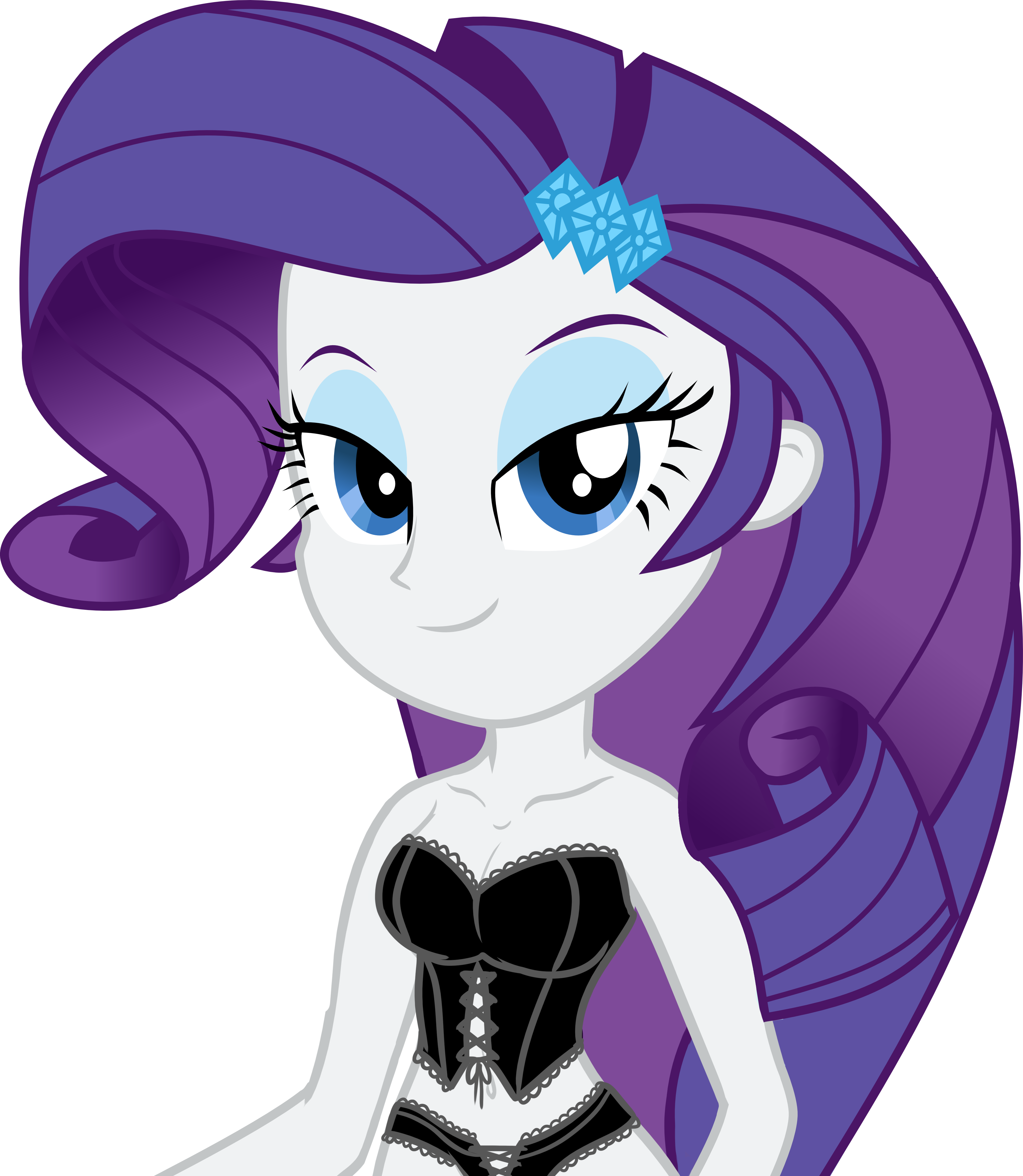 Belly Button, Clothes, Edit, Equestria Girls, Female, - Mlp Eqg Rarity (3995x4592), Png Download