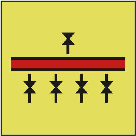 Sprinkler Imo Symbol (600x600), Png Download