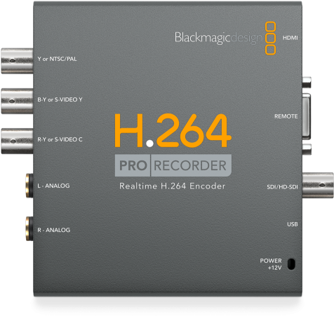 H264prorecorder Angle Rgb - Blackmagic H 264 Pro Recorder (800x800), Png Download