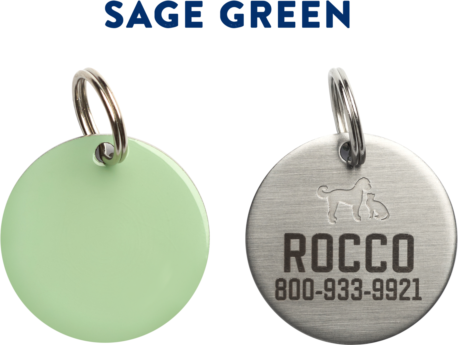 Personalized Dog Tag - Earrings (2048x2048), Png Download