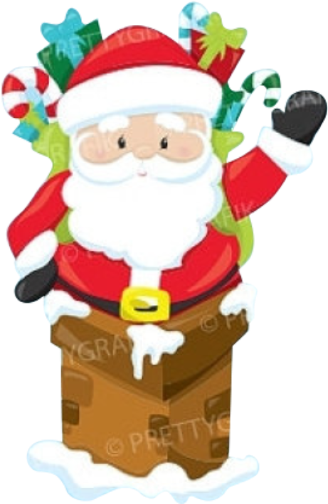 Santa Claus Con Regalos - Santa Claus (800x800), Png Download