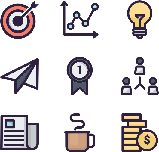 Business Icons Set Cyber Security Visio Stencils (600x564), Png Download