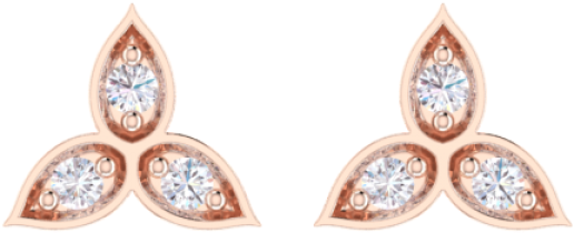 Round Brilliant Cut Diamond Earrings - Earrings (600x600), Png Download