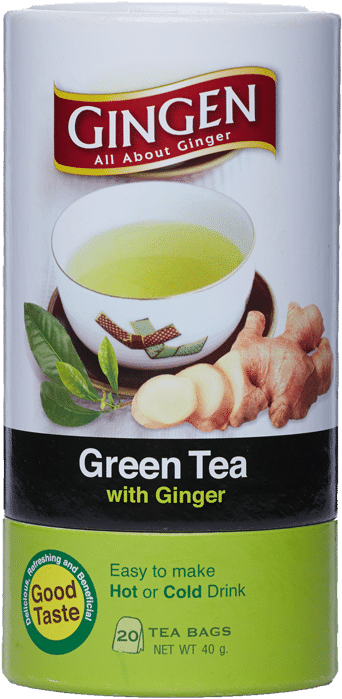 “gingen” Green Tea With Ginger (40 G) - Gingen An Der Fils (800x800), Png Download