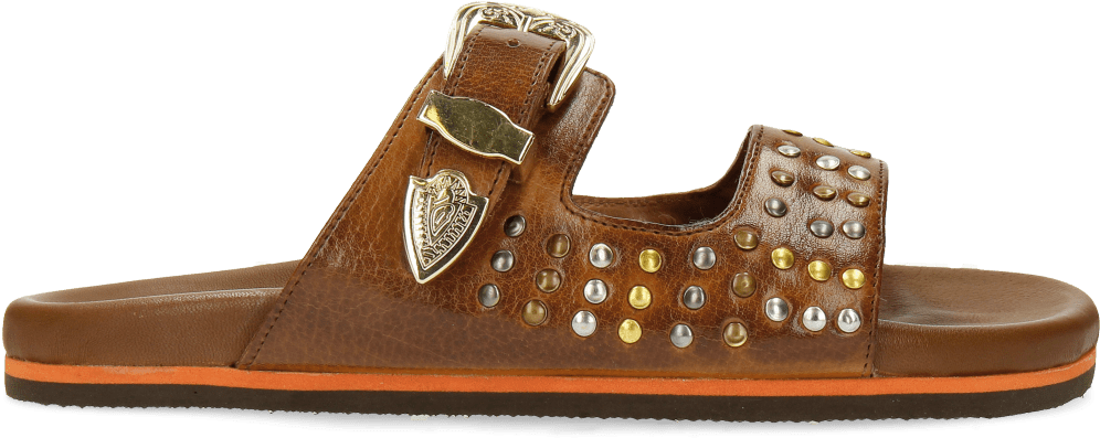 Sandals Helen 4 Tan Rivets Multi - Sandal (1024x1024), Png Download