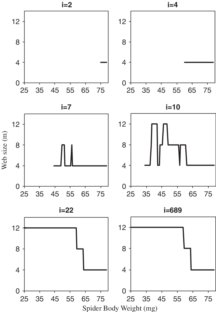 Emergence Of The Optimal Web-building Strategy Through - Diagram (747x1077), Png Download
