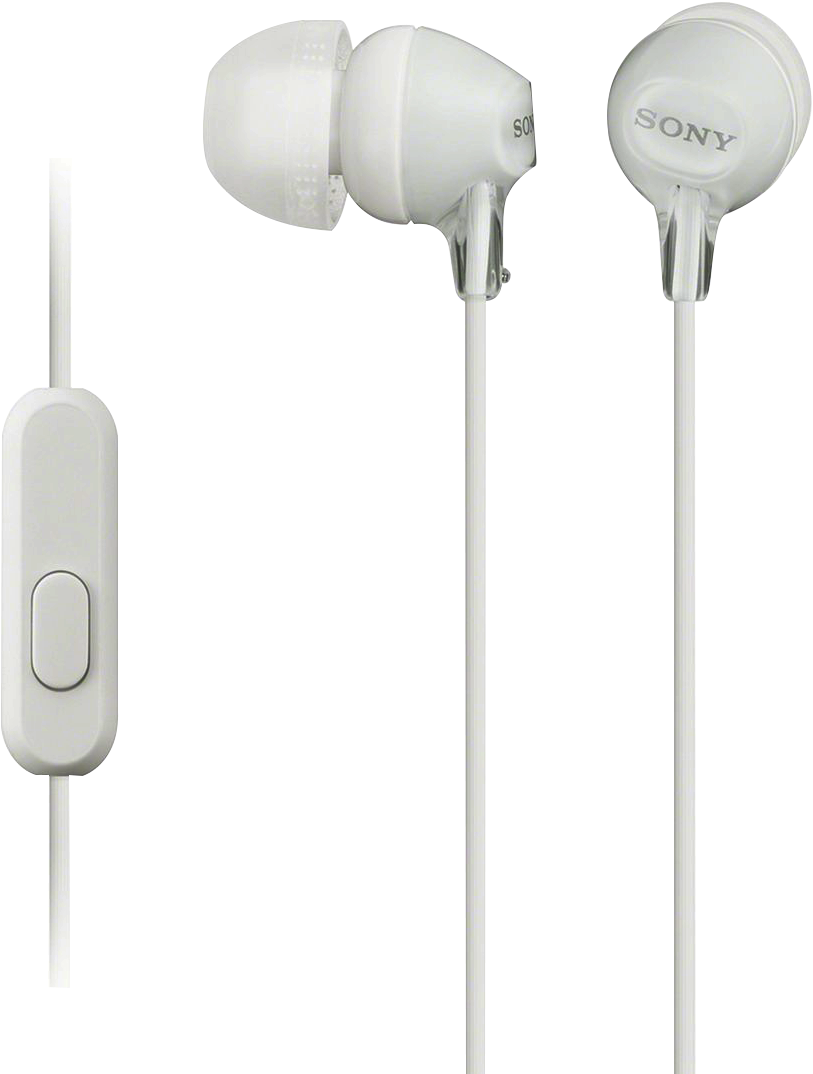 Sony Mdr Ex 15 Lpw In Ear Kopfhörer Weiß (1250x1250), Png Download