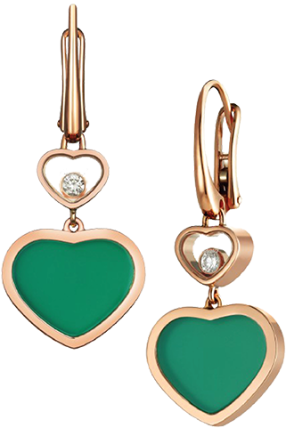 Chopard Heart Earrings (730x730), Png Download